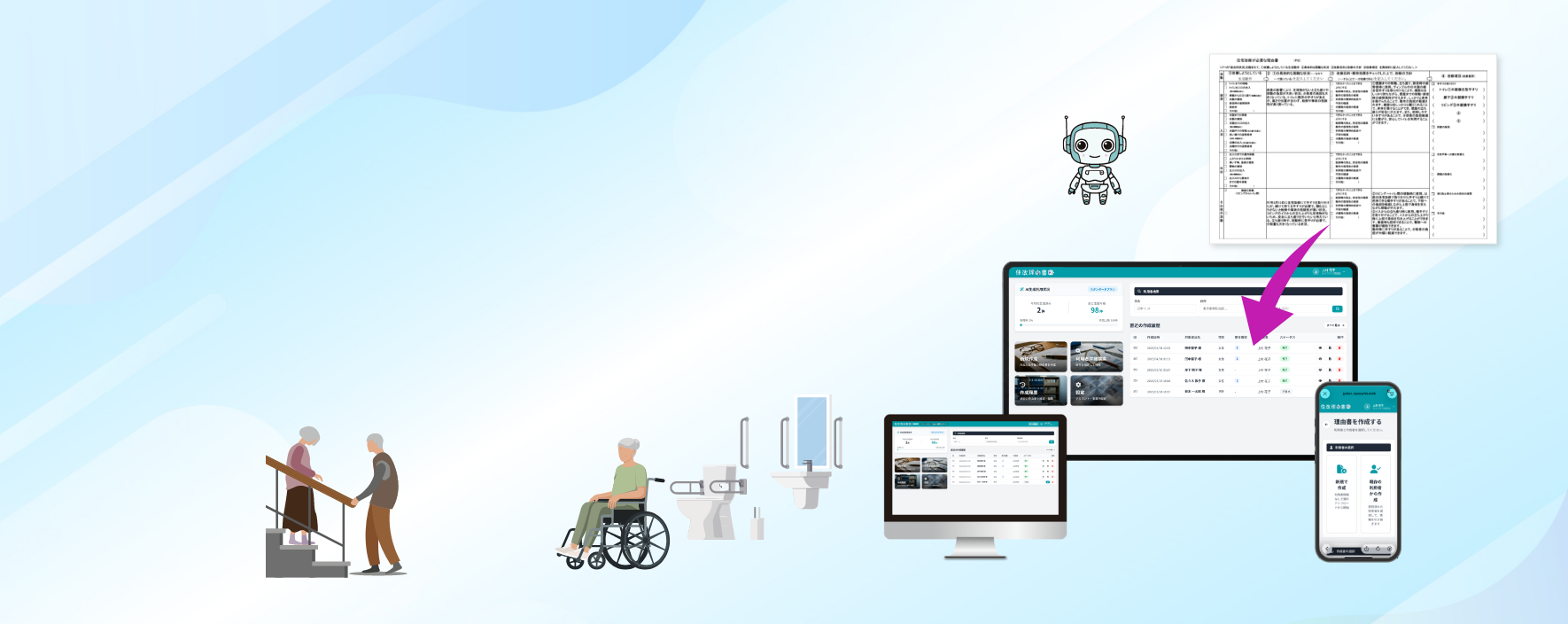 住改理由書AI メインビジュアル